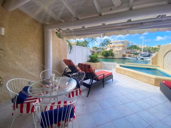 townhouse with berth marina in barbados Lagoon Front