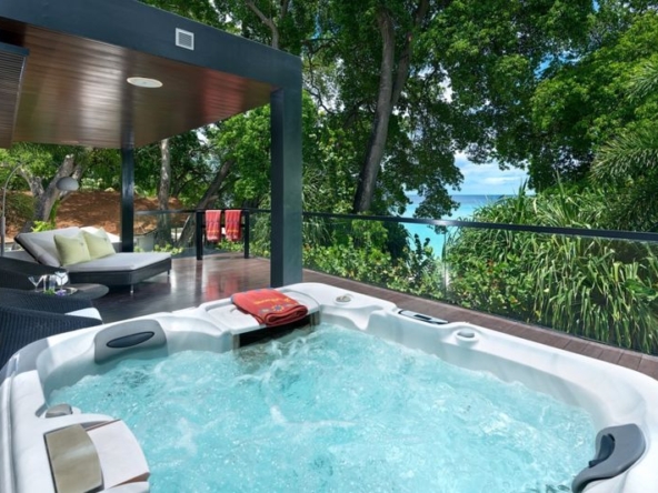 Jacuzzi at the your dream Caribbean home for rent, Shoestring, Gibbs, Barbados