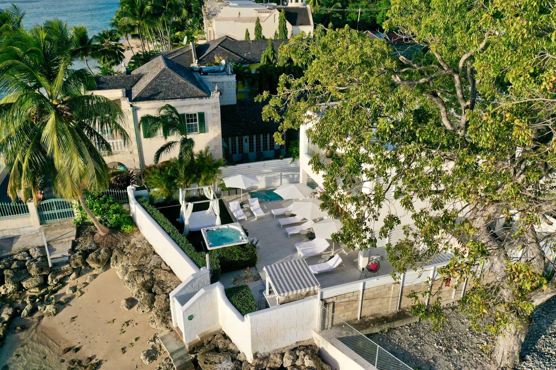Solaris beachfront luxury villa with pool and jacuzzi