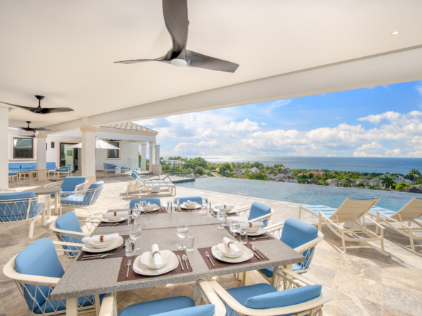 Ocean view at luxury residence Horizons at Royal Westmoreland