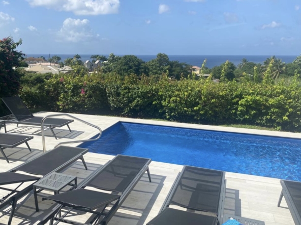The pool at modern three bedroom villa Paw Paw, Westmoreland Hills Barbados