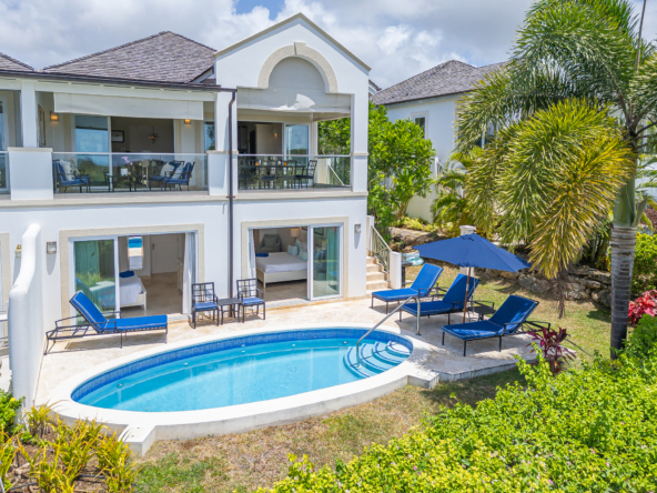 Experience elite golf course living with Sugar Cane Mews No. 5, a luxury Barbados property by One Caribbean Estates. #GolfCourseLuxury