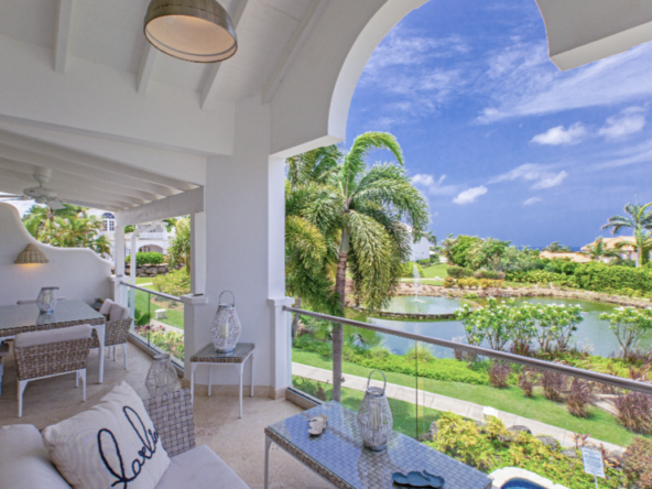 View from the balcony of Royal Westmoreland holiday villa