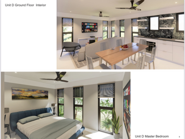 Skydance south new homes for sale in Barbados CGI's interiors