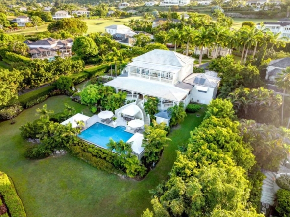 Birdseye view of Barbados resort villa, where exclusivity meets paradise Luxury Barbados Resort Villa