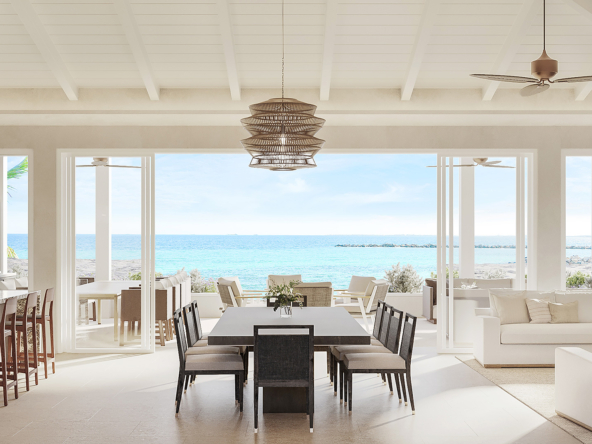 Elegant Interior of a Luxury Home in The Residences at Montage Cay, The Abacos