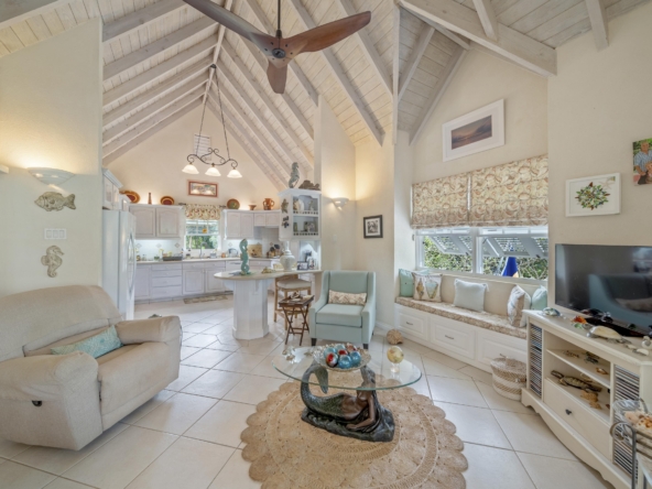 caribbean style home chattel casuarina living space and kitchen