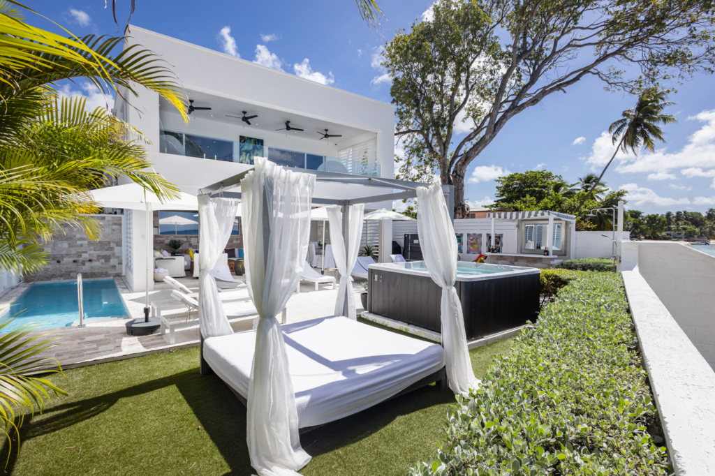 Unlocking the Potential of Caribbean Investment Property: Solaris Beach House, beachfront garden and cabana