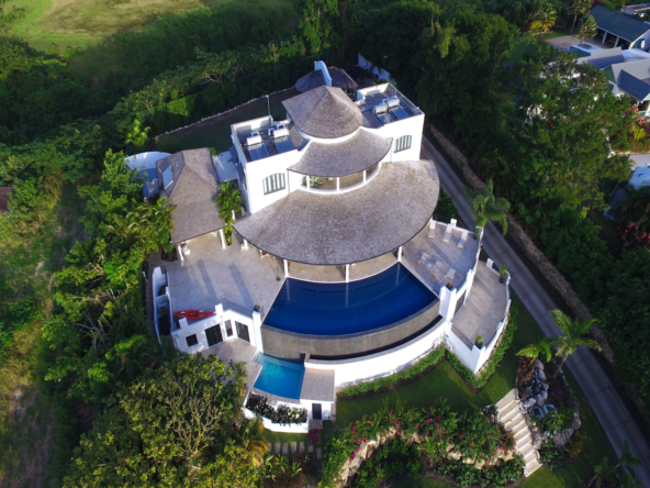 Martello House from Above - A Vision of Luxury Amidst Tropical Beauty