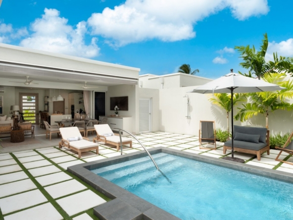 The pool at contemporary vacation villa, Porters Place 12