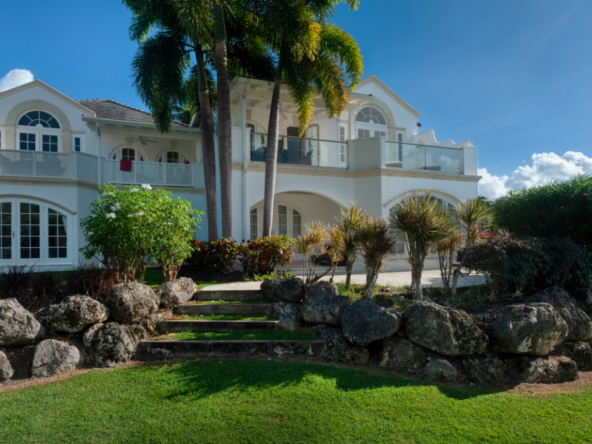Barbados vacation villa, Royal Villa 17 exterior and blue sky