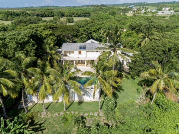 Mourne House stunning property for sale in Barbados: front exterior view