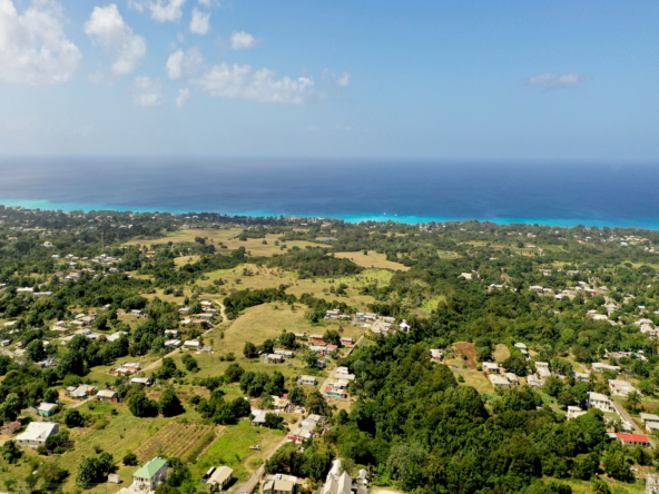 Prime residential land for sale in St. James, Barbados. Previously approved planning development for 16 luxury units with west coast views.