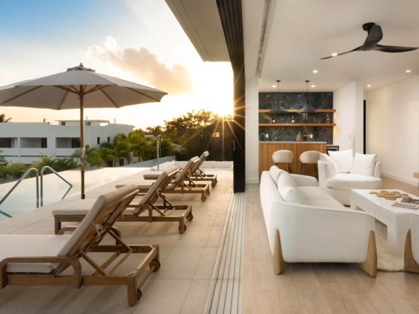 Discover Belair, a newly built, fully furnished sanctuary on Barbados’ West Coast—an exceptional offering among luxury villas for sale.